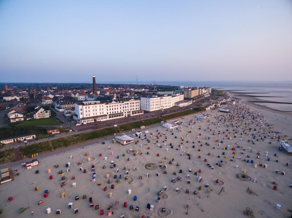 Strandhotel Hohenzollern Borkum Buitenkant foto